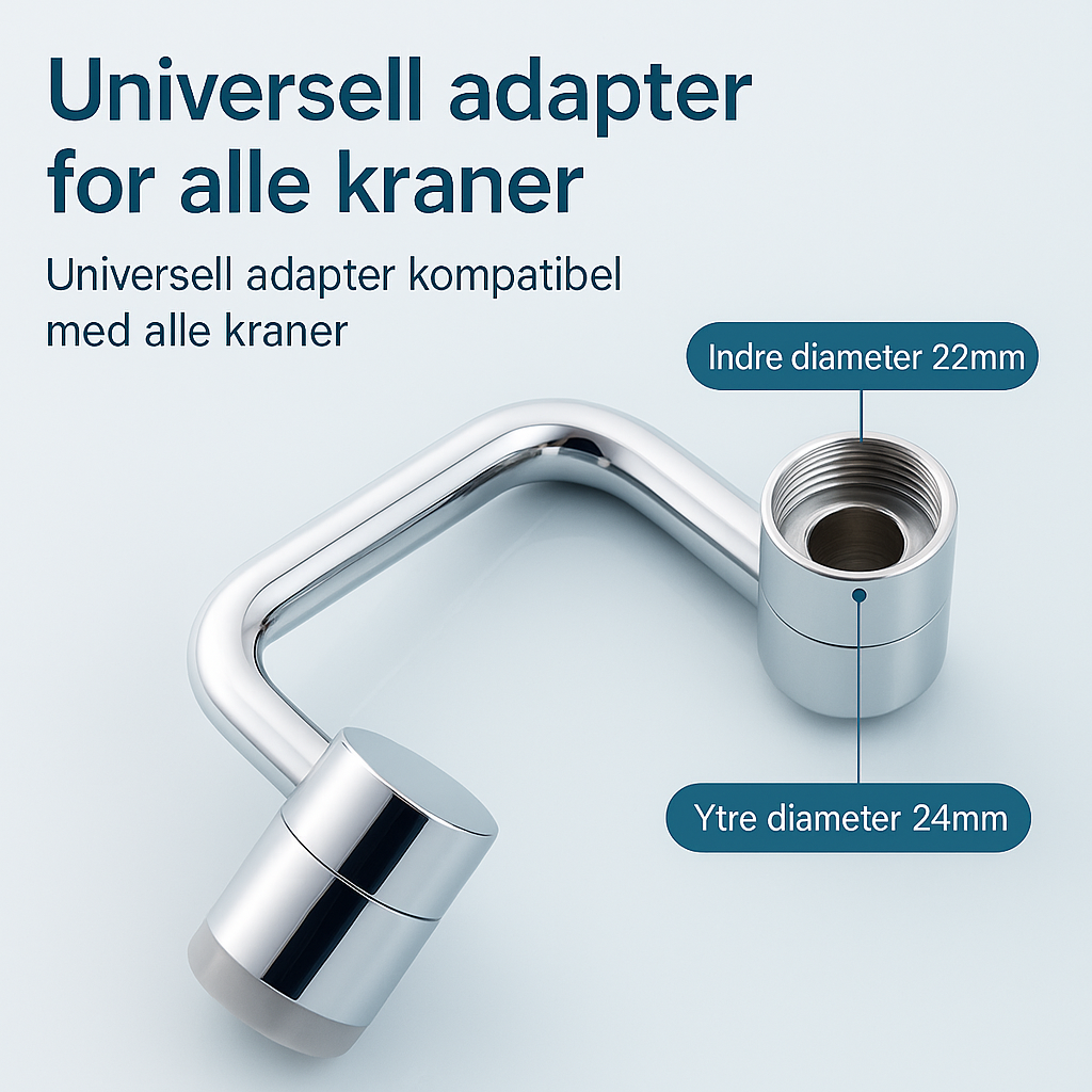 FlexiFlow™ – 1080° roterende kranforlenger
