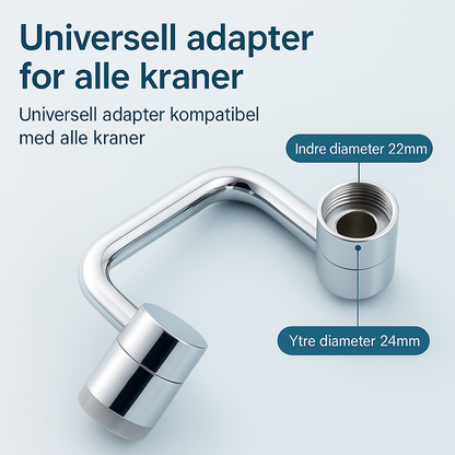 FlexiFlow™ – 1080° roterende kranforlenger