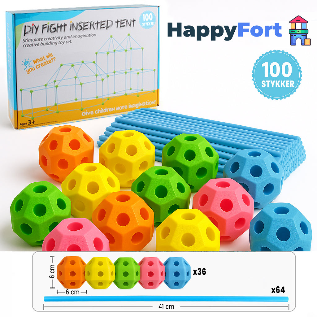 HappyFort™ – Bygg slott, hytter og eventyr hjemme