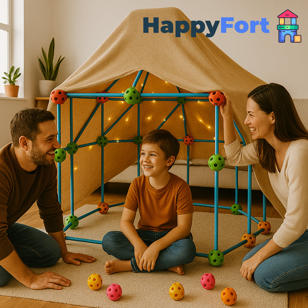 HappyFort™ – Bygg slott, hytter og eventyr hjemme