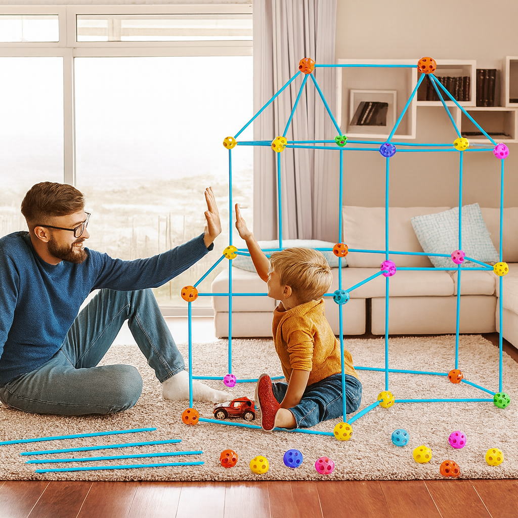 HappyFort™ – Bygg slott, hytter og eventyr hjemme
